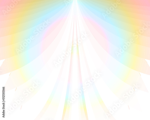 Hello futuristic rainbow light curve abstract background backdrop poster vector illustration