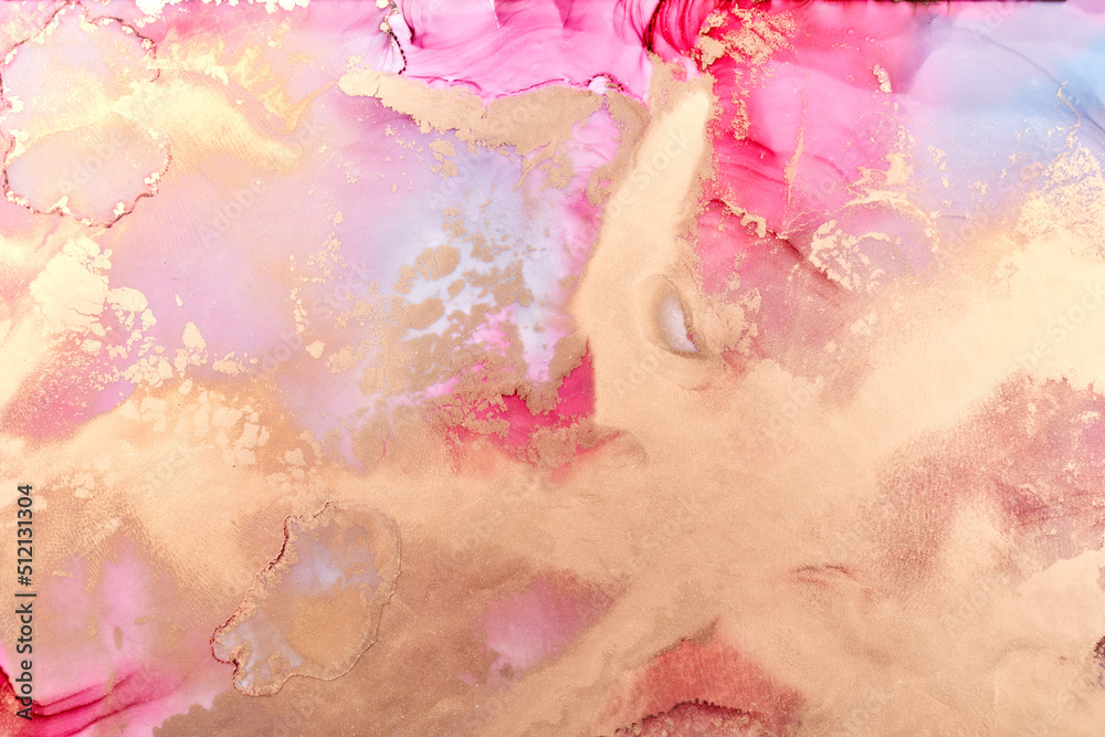 Colorful ink luxury abstract background, gold pink marble texture, fluid art pattern wallpaper, underwater paint mix Colorful ink luxury abstract background, gold pink marble texture, fluid art pattern wallpaper, underwater paint mix