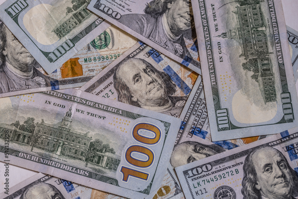 American one hundred dollar bills American one hundred dollar bills