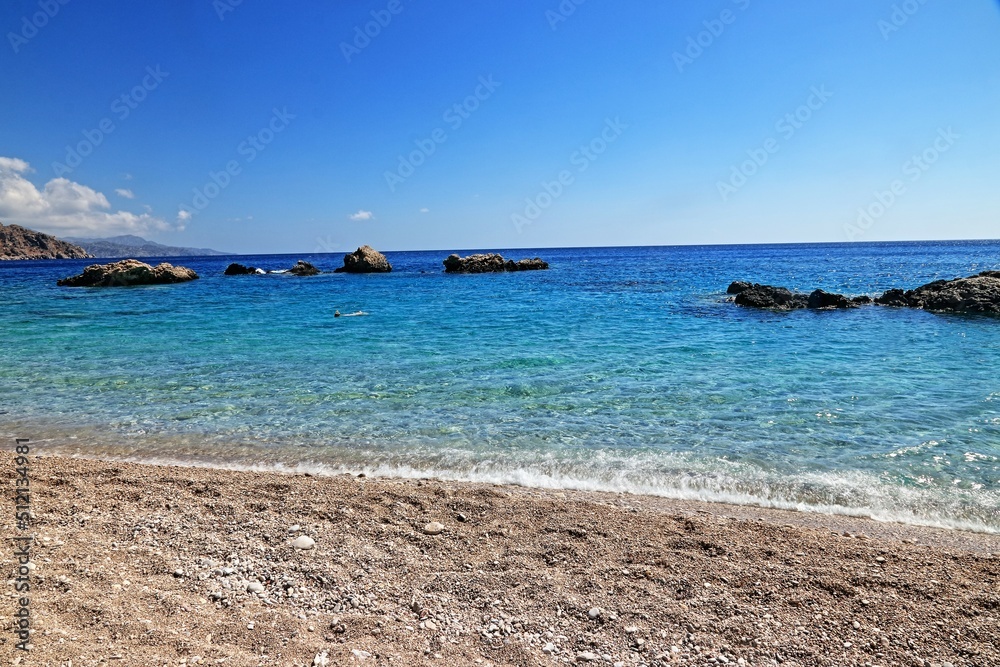 Isola di Karpathos, spiaggia di Apella