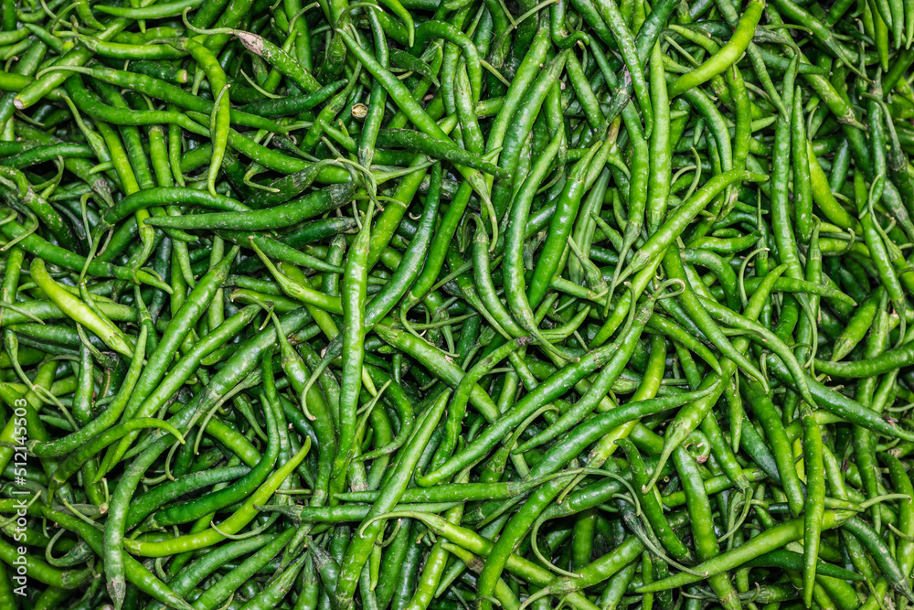 fresh organic green chilli from farm close up from different angle fresh organic green chilli from farm close up from different angle
