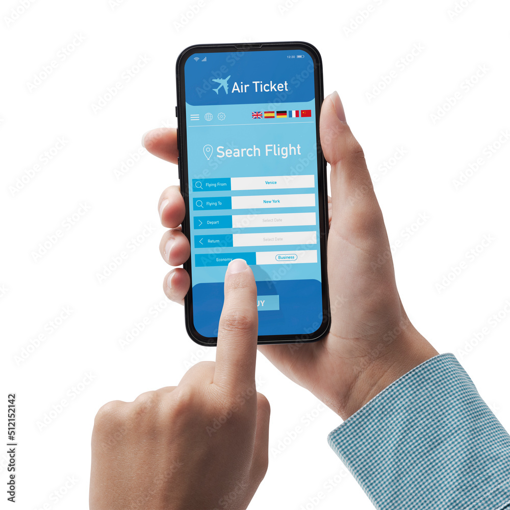 User booking cheap flights online User booking cheap flights online