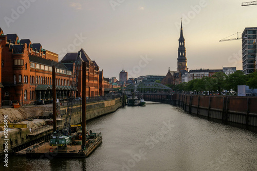 Views from the city of Hamburg, Germany