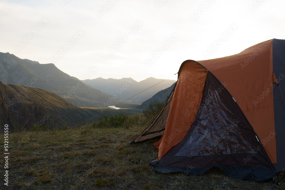 tent in the mountains tent in the mountains
