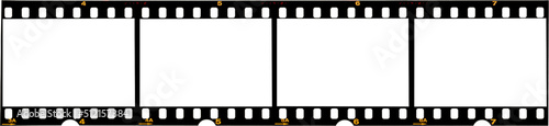 long 35mm filmstrip or border with empty frames © Simon