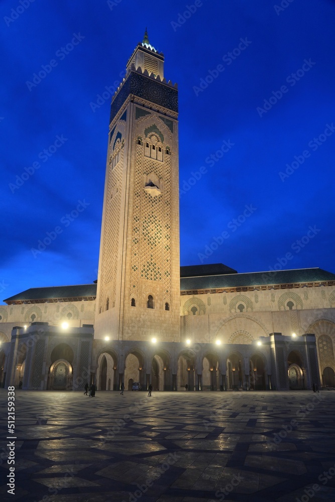 Fototapeta premium Hassan II Mosque in Casablanca