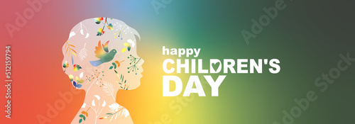 Happy Children's Day card.