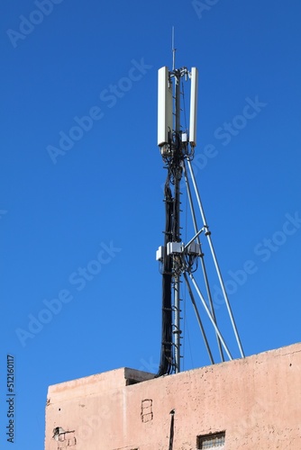 Mobile base station in Morocco photo