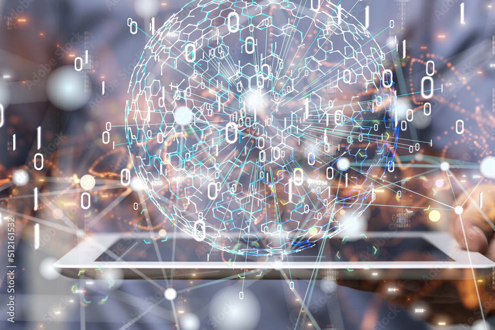 Business intelligence analyst dashboard on virtual Business intelligence analyst dashboard on virtual