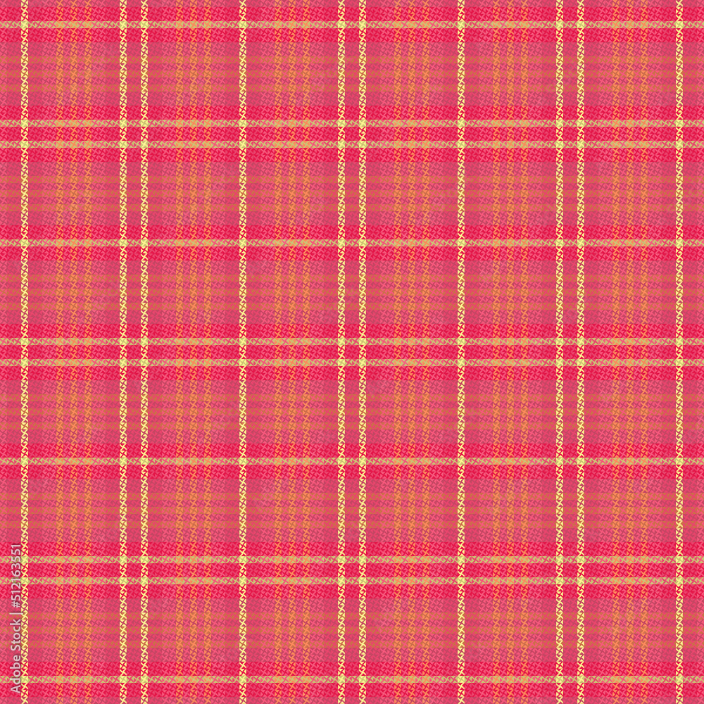 Obraz premium Tartan plaid pattern with texture and warm color.