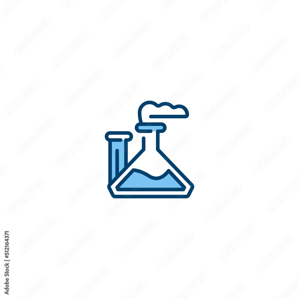 Chemical Analysis filled line icon. linear style sign for mobile concept and web design. Outline vector icon. Symbol, logo illustration. Vector graphic Chemical Analysis filled line icon. linear style sign for mobile concept and web design. Outline vector icon. Symbol, logo illustration. Vector graphic