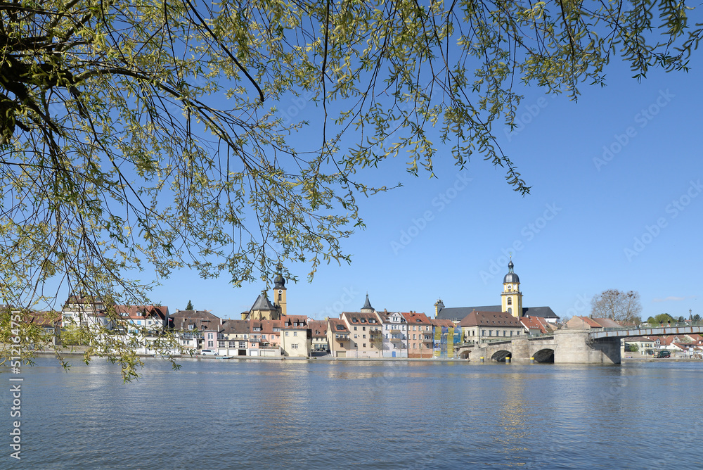 Fototapeta premium Main bei Kitzingen