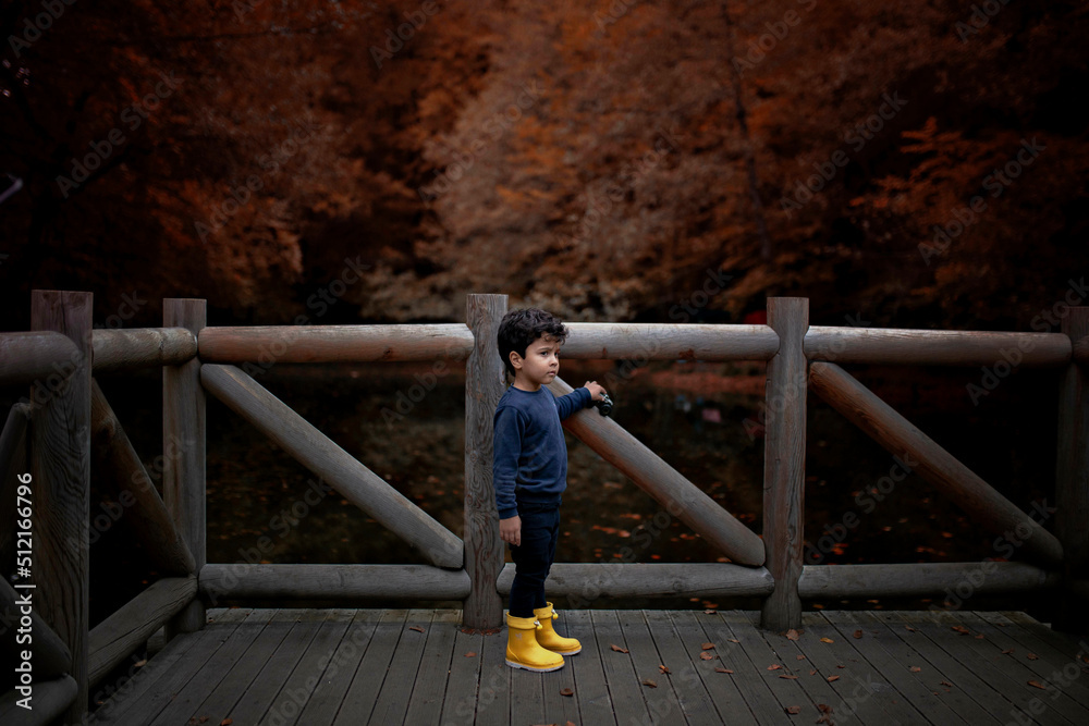 A child in Yedigöller Bolu A child in Yedigöller Bolu