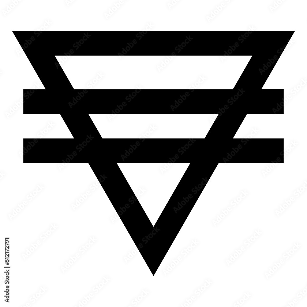 Obraz premium art triangle logo 