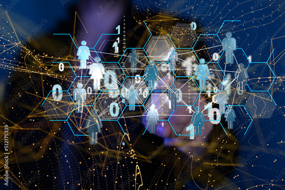 Group of business partner looking for the future Group of business partner looking for the future