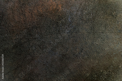Background stone wall with abstract spots. Beautiful brown, bronze texture with stains, abstract surface background, modern bright painting of walls in trending shades, unusual spotty surface.