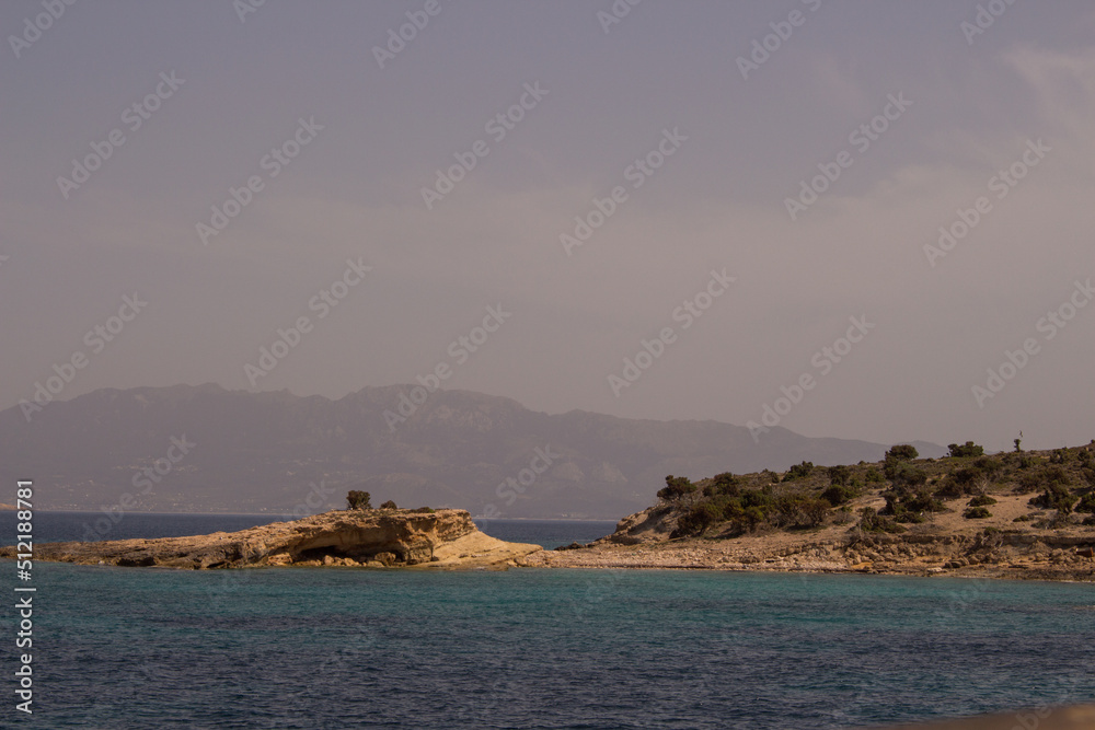Plati is small Greek Island in Aegean Sea.