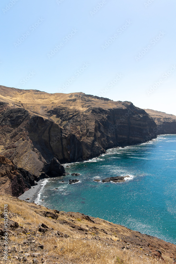 Obraz premium Wanderweg Ponta de São Lourenço auf Madeira