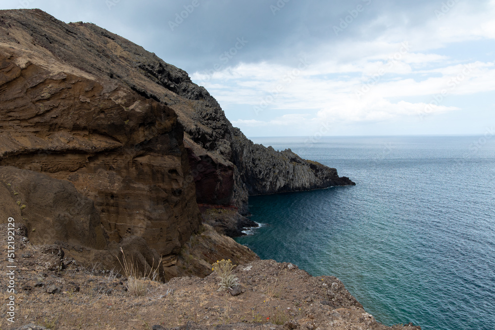 Fototapeta premium Wanderweg Ponta de São Lourenço auf Madeira