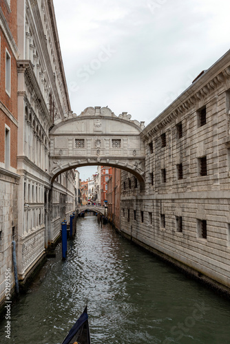 The famous Bridge of Sighs in Venice © skovalsky