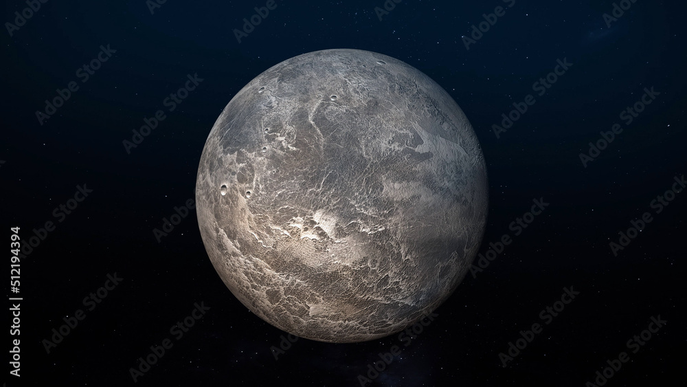 Fototapeta premium 3D Rendering Ceres Planet