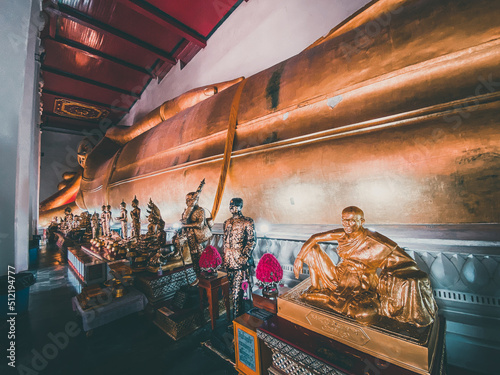 Wat Phra Phutta Saiyat or Wat Phra Phuttha Saiyat in Phetchaburi, Thailand photo