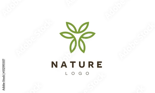 Green nature logo