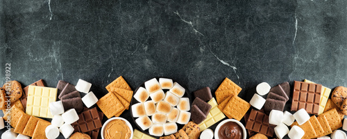 Quadro su tela Smores buffet bottom border