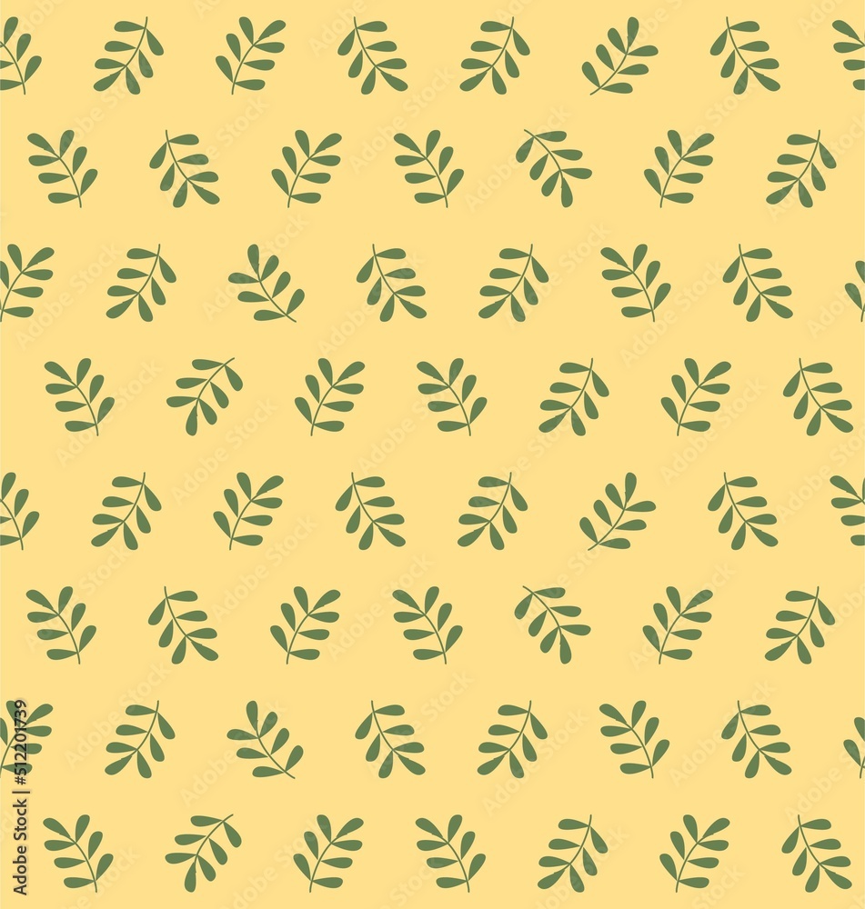 floral pattern on a light brown background