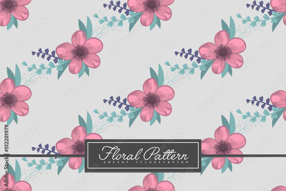 Seamless Floral Pattern in vector. Background Seamless Floral Pattern in vector. Background