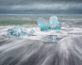 Storm Surf — Diamond Beach, Iceland