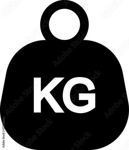 kilogram weight icon. metal old kg weight sign. metal weight kilogram heavy icon. Concept of heavy and light. Modern simple isolated sign
