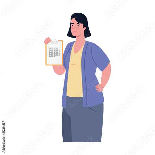 elegant businesswoman worker