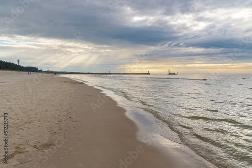 Wallpaper Mural Beach in Leba on cloudy afternoon Torontodigital.ca