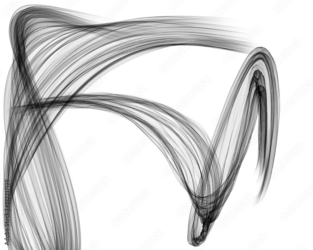 wire cable isolated on white background