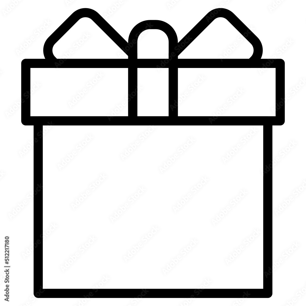 Obraz premium gift box icon