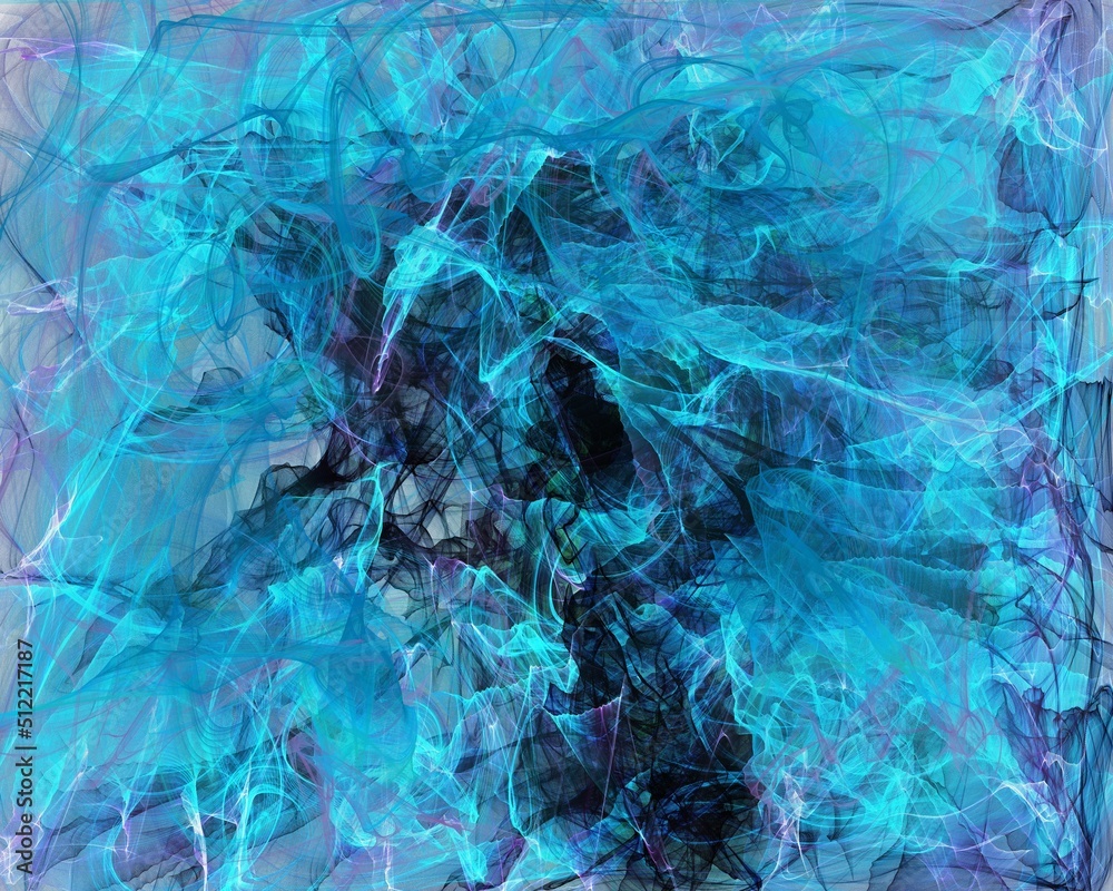 abstract blue background with water