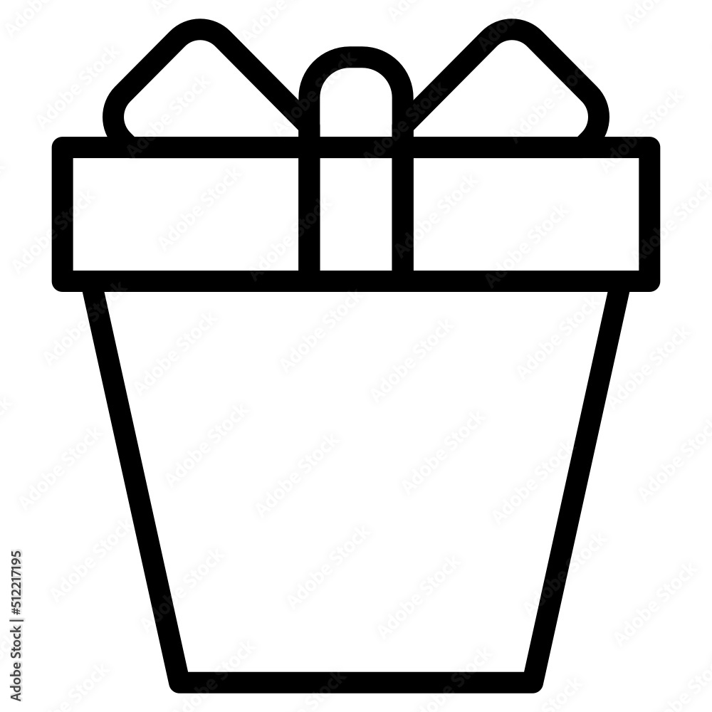 Fototapeta premium gift box icon