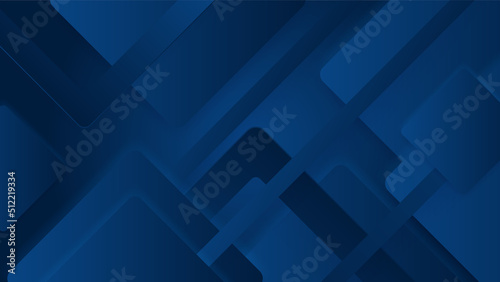 Modern minimal geometric blue background abstract design. Vector abstract graphic design banner pattern background template.