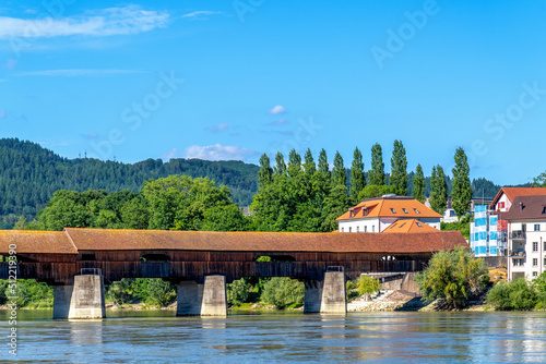 Holzbrücke, Bad Saeckingen, Baden Wuerttemberg, Deutschland  photo