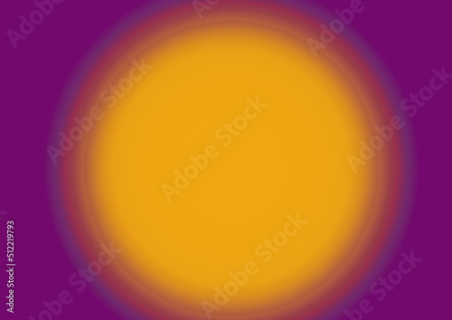 Abstract background gradient circle blur purple red yellow