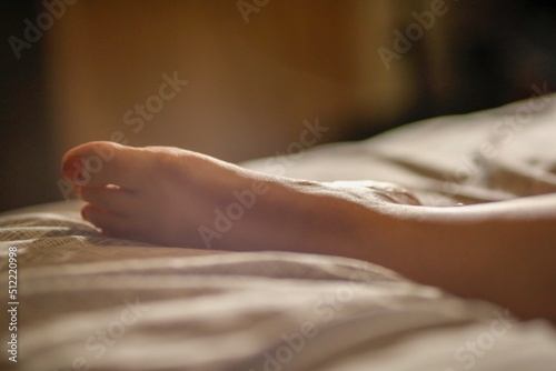 feet in bed