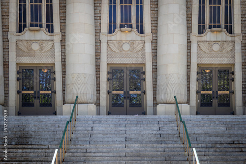Фотография Front Entrance of Masonic Temple With Three Doors
