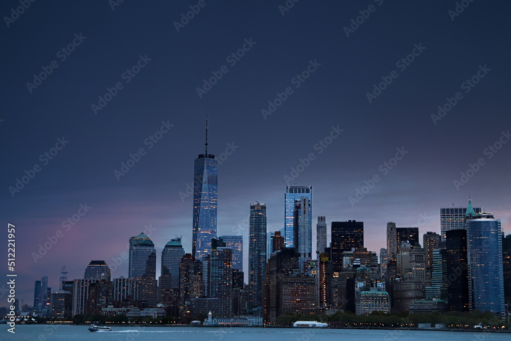 Fototapeta premium city skyline at night