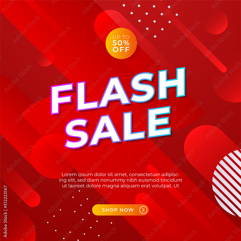 Fototapeta premium Vector Illustration Promotion Big Super Sale Banner. Discount Design For Newsletter, Poster, Social Media Template, Ads, Black Friday, Special Offer, Summer Sale, Spring Sale, Online Shopping, And Web