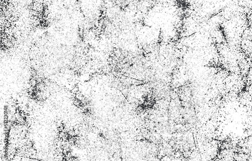 Grunge Black And White Urban. Dark Messy Dust Overlay Distress Background. Easy To Create Abstract Dotted  Scratched  Vintage Effect With Noise And Grain 