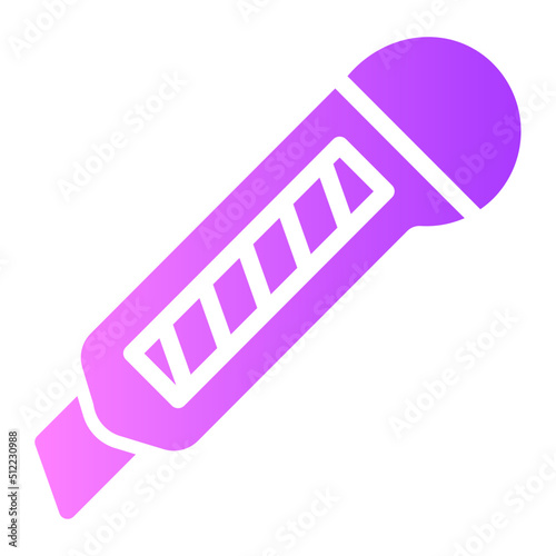 cutter gradient icon