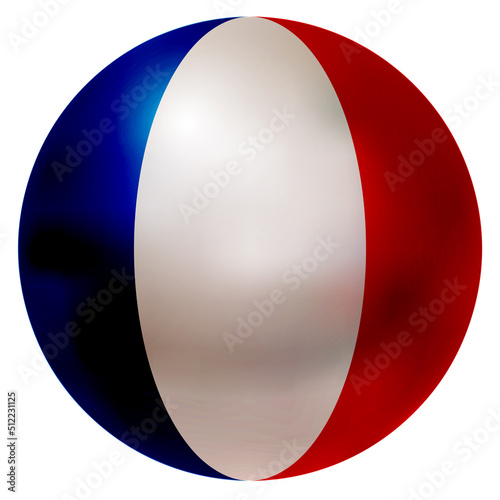 フランス　 国旗　球　アイコン