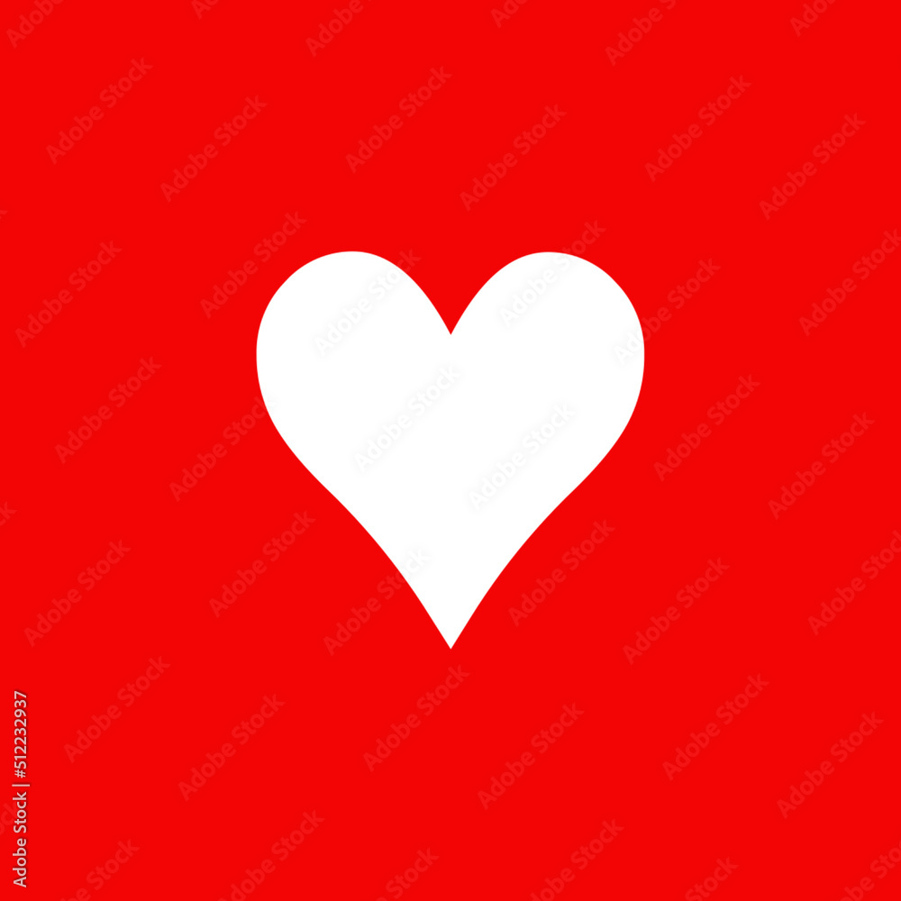 red heart cutout 