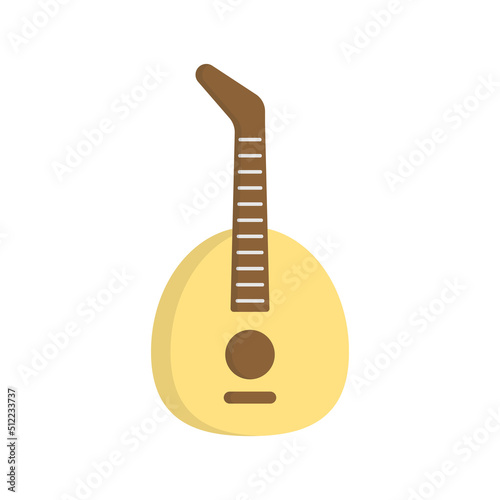 Lute icon design template vector illustration